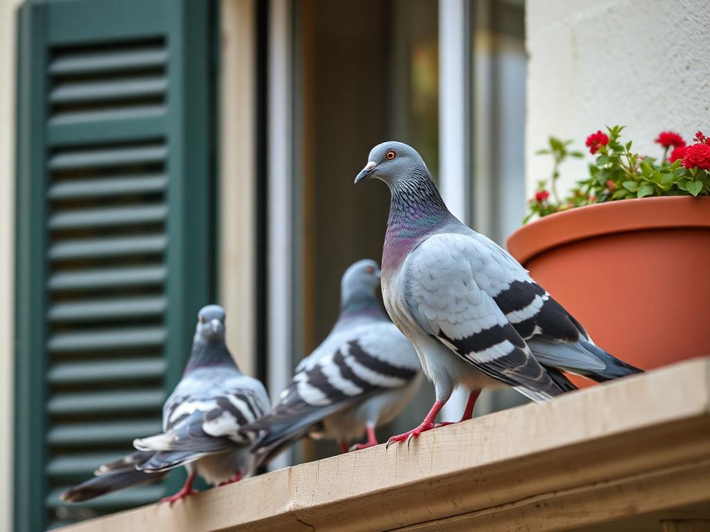 comment se débarrasser des pigeons jardin ou balcon