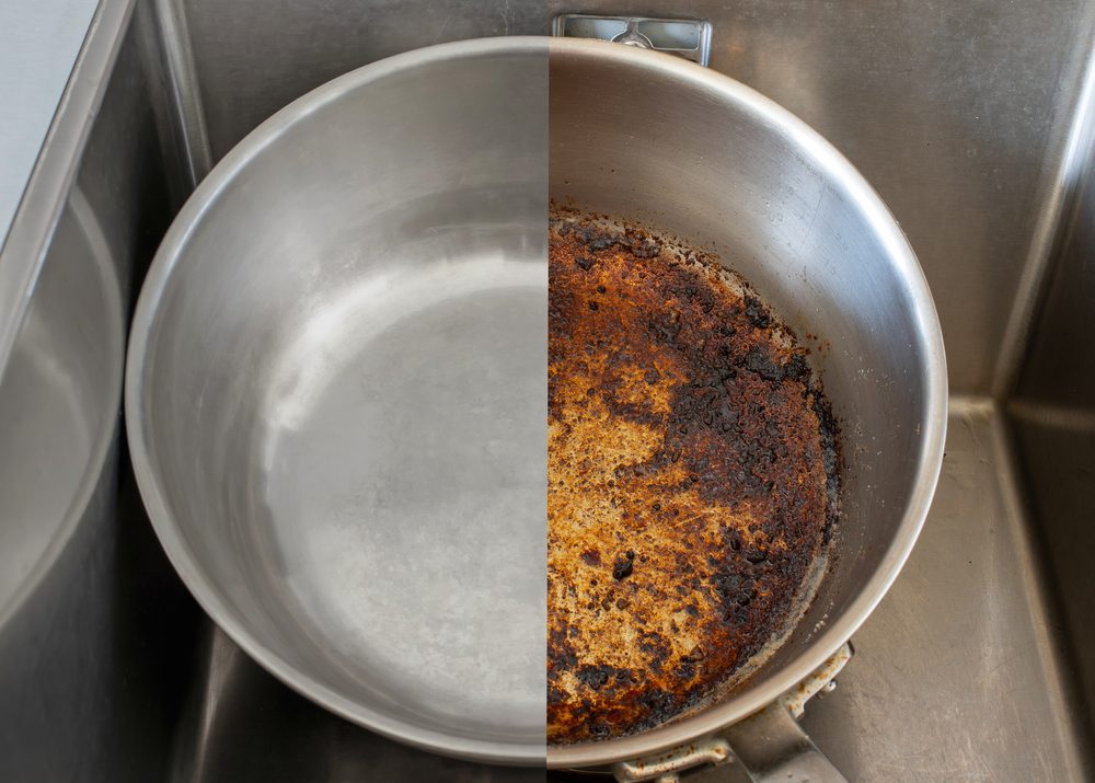 astuces de grand mere pour nettoyer une casserole brûlée